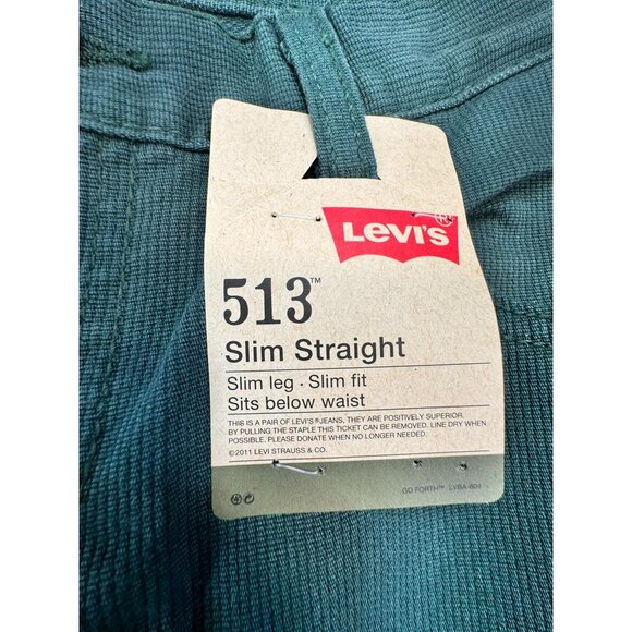 Levi's 513 Juniors Slim Straight Fit Jeans Ponderosa Pine Size 14 Regular 27x27 - Picture 2 of 12